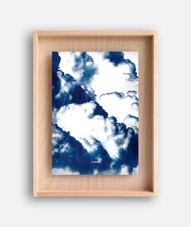 Frame Cyanotype Cloud WALL DECORATION 95,00 € Frame Cyanotype Cloud WALL DECORATION 95,00 €