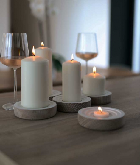 White Candleholder BOUGIE WOOGIE HOME ACCESSORIES 29,00 €