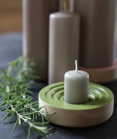 Green Candleholder BOUGIE WOOGIE HOME ACCESSORIES 29,00 €