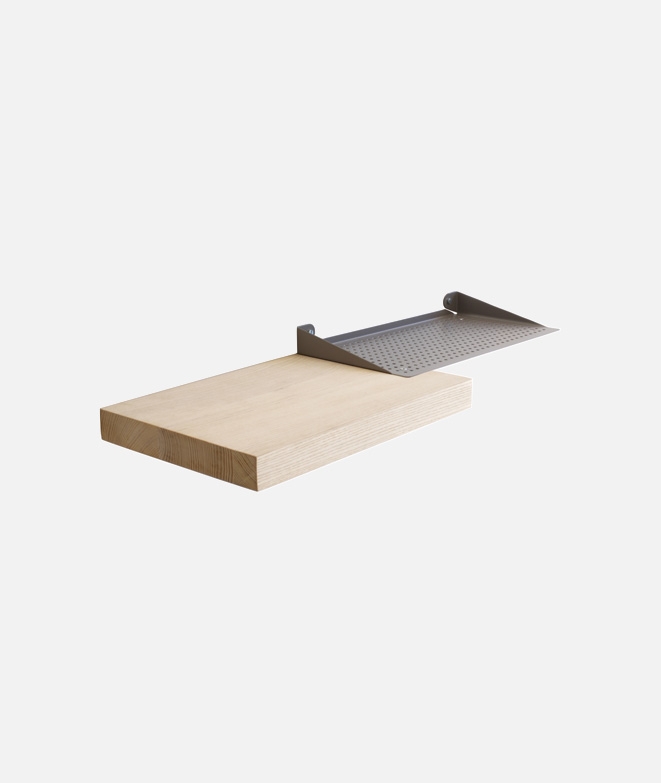 Wooden Wallshelf WOUPS grey HOME ACCESSORIES 85,00 € Wooden Wallshelf WOUPS grey HOME ACCESSORIES 85,00 €