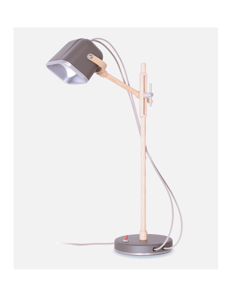Grey wooden Lamp MOB WOOD LIGHTING swabdesign