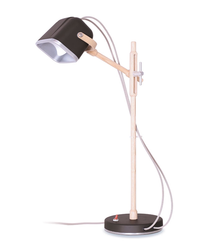 Lampe en bois MOB WOOD noire LUMINAIRES swabdesign Lampe en bois MOB WOOD noire LUMINAIRES swabdesign