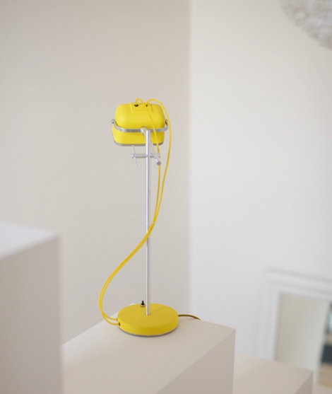 Lampe de table MOB POP jaune LUMINAIRES swabdesign