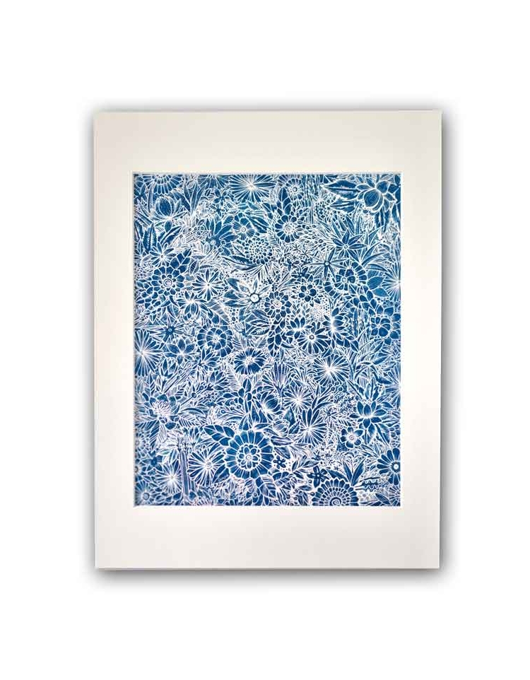 Affiche Cyanotype Fleurs Paradis DECORATION MURALE 59,00 €