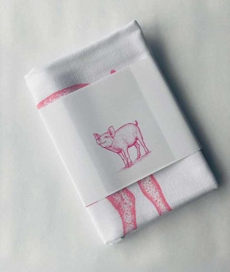 Tea towel pink pig KITCHEN 9,90 €